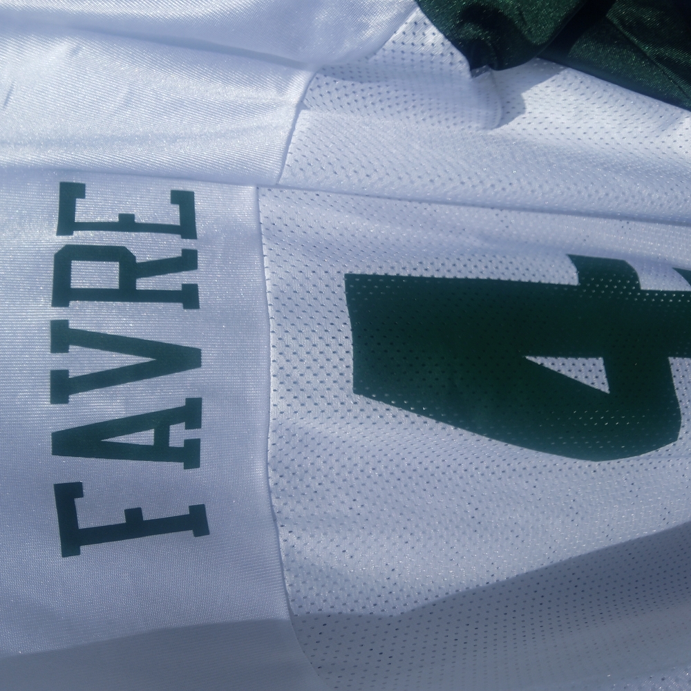 White and Green NY Jets Jersey